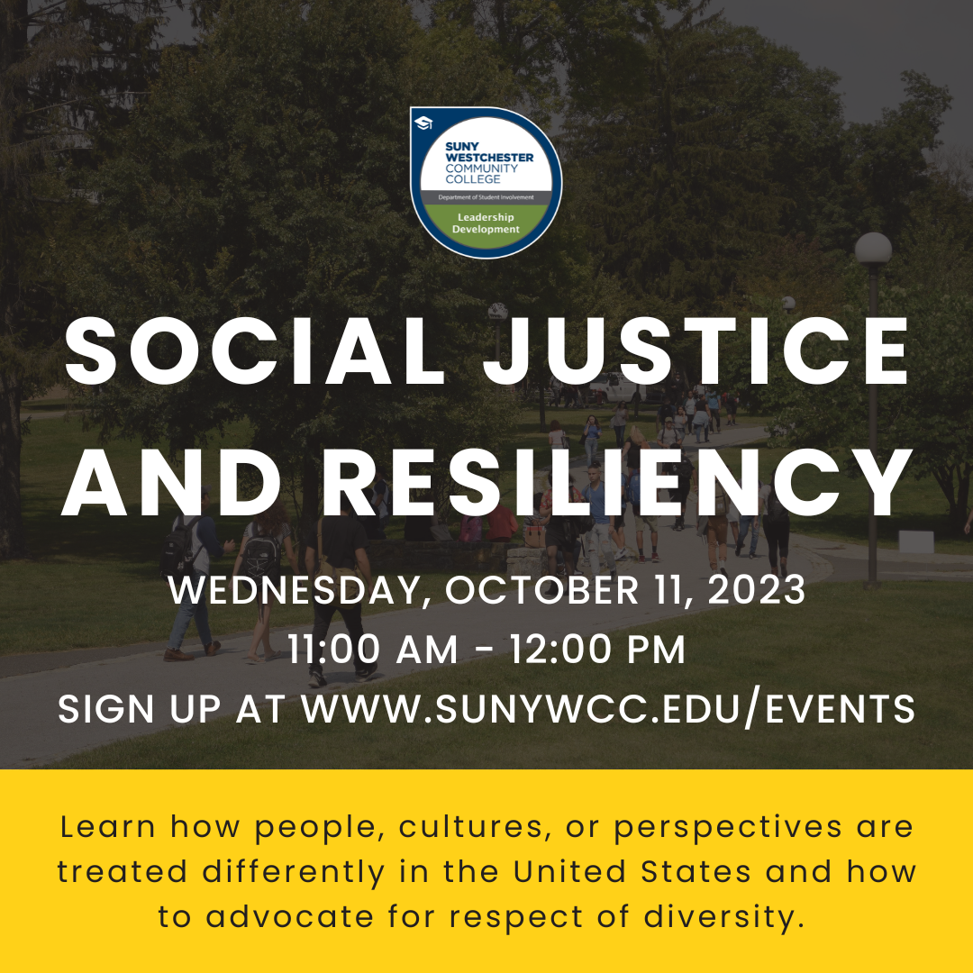 LDB: Social Justice and Resiliency - SUNY Westchester Community College